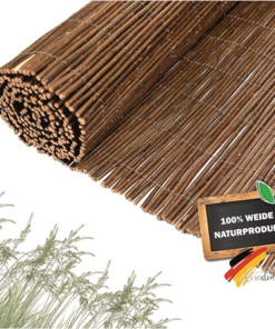 Tyk langt Willow/ Pile Hegn Rulle 500 x 175 cm